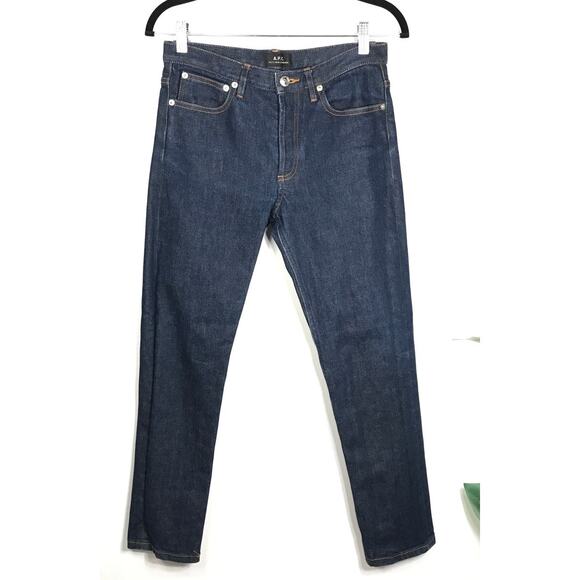 A.P.C. Men's Straight Jeans - Indigo - Picture 1 of 10